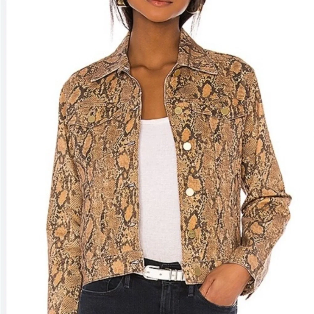 Frame python print Jean jacket - Picture 2 of 4